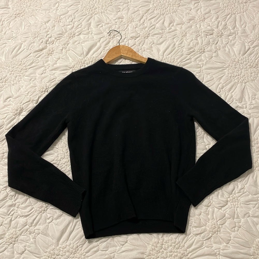 NWOT black NAADAM cashmere sweater